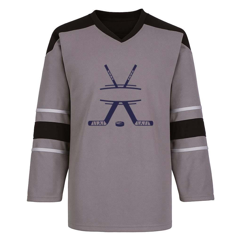 Hockey Sticks Label Cut Out Hockey Jersey