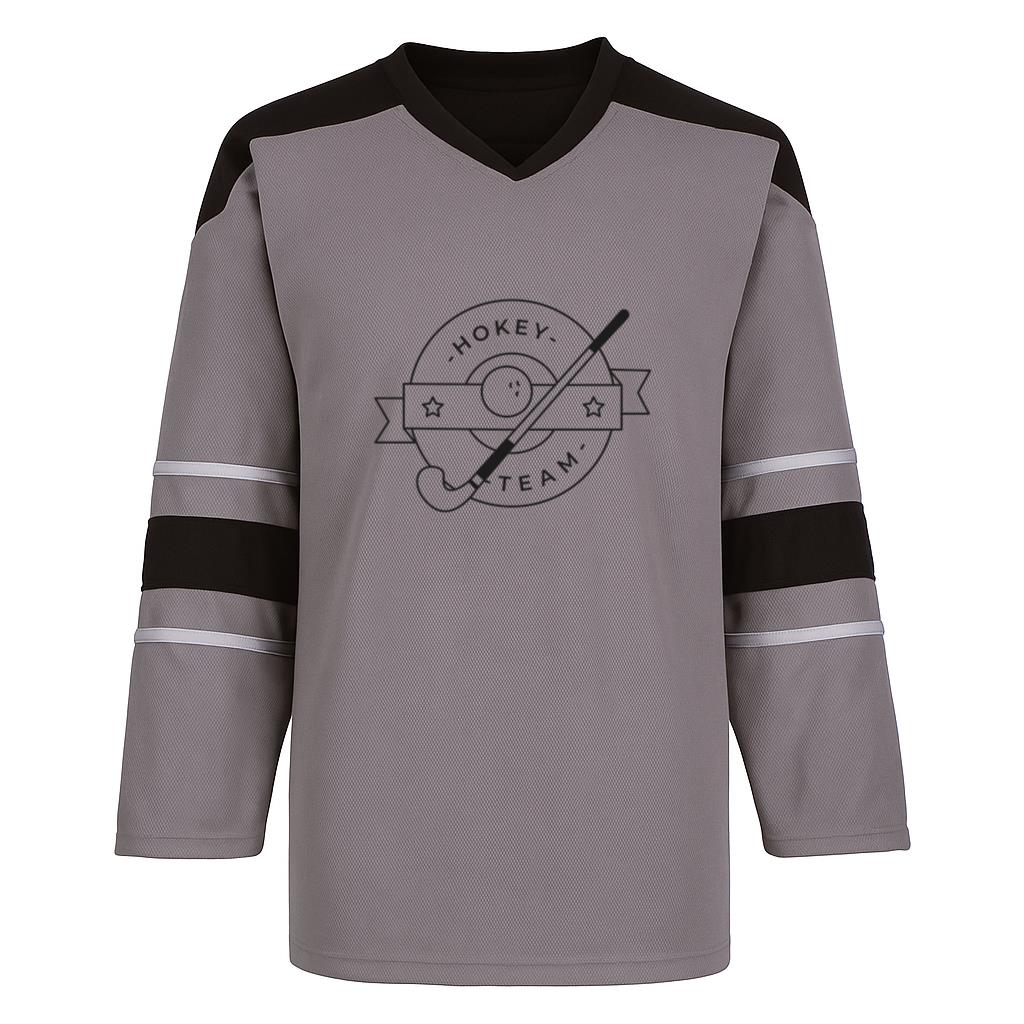 Hockey Team Stick Ball Badge Stroke Hockey Jersey