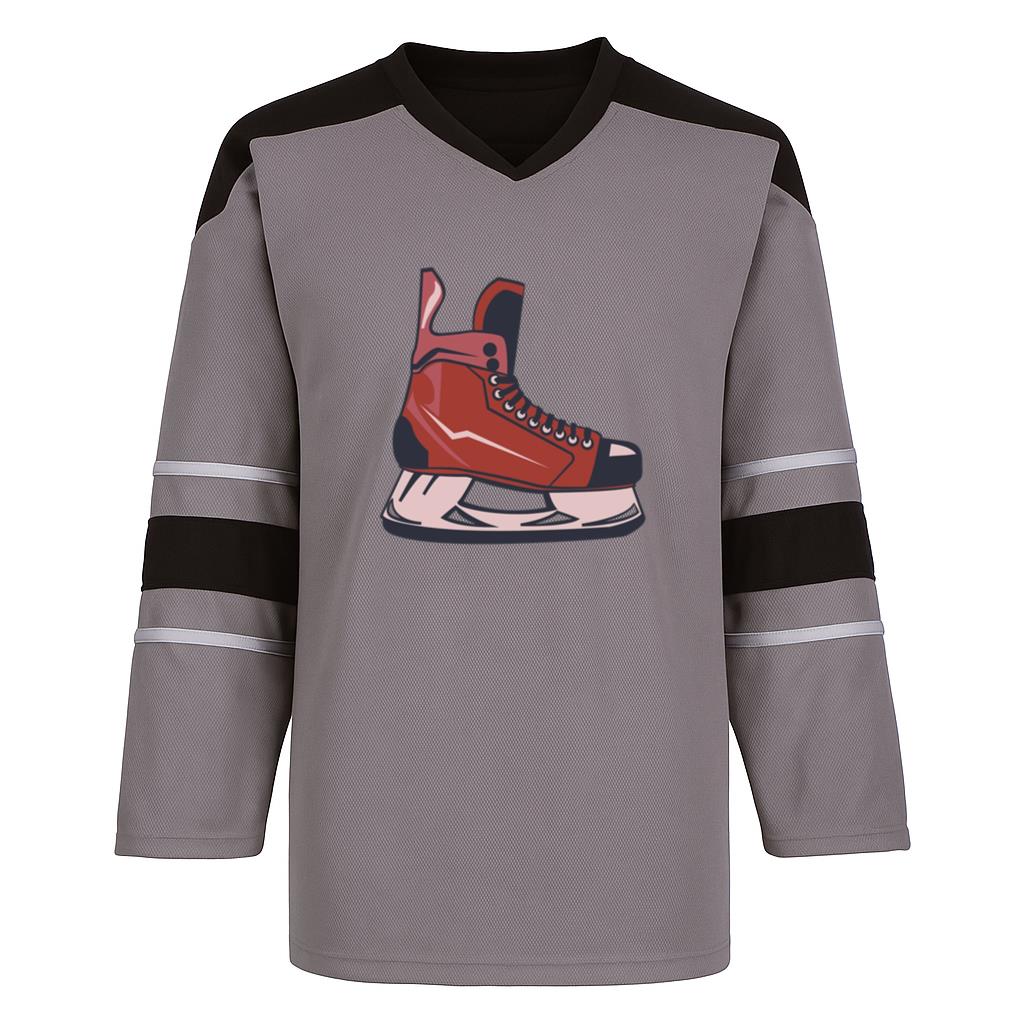 Ice Hockey Skate Illustration Hockey Jersey