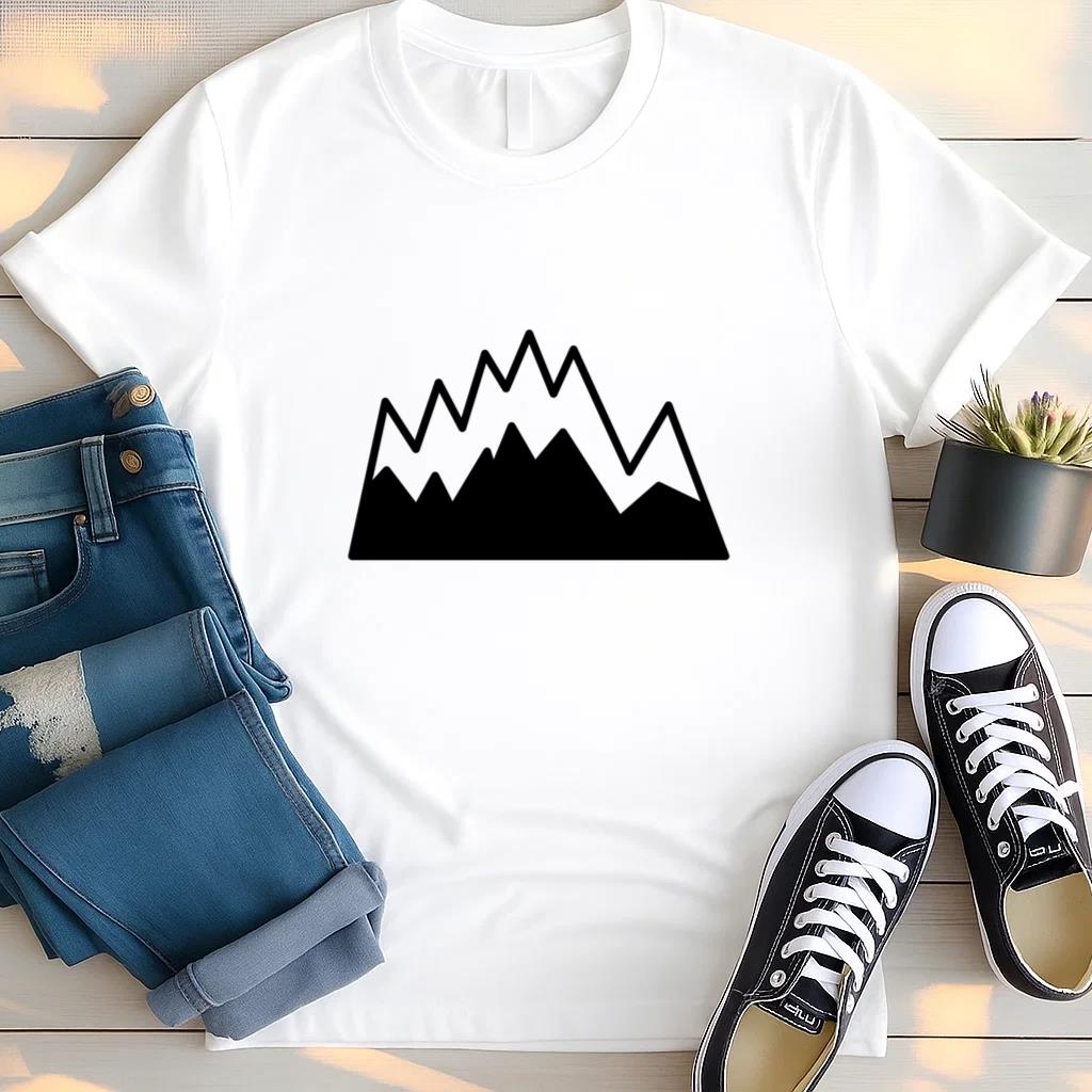 Mountain Ski Icon T Shirt