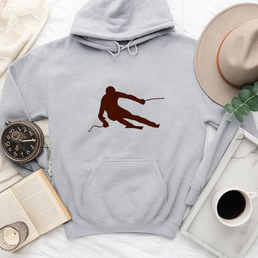 Skiing Snow Speed Hoodie