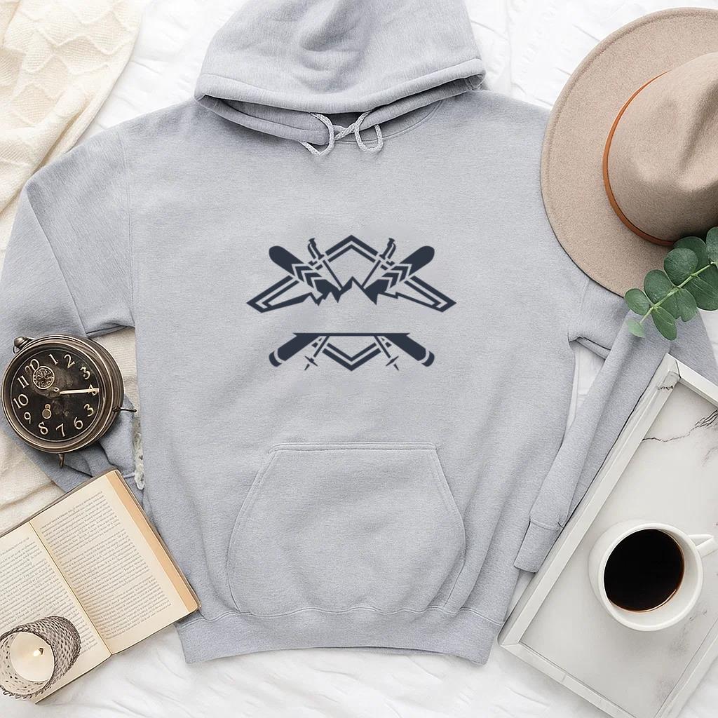Skiing Split Monogram Hoodie