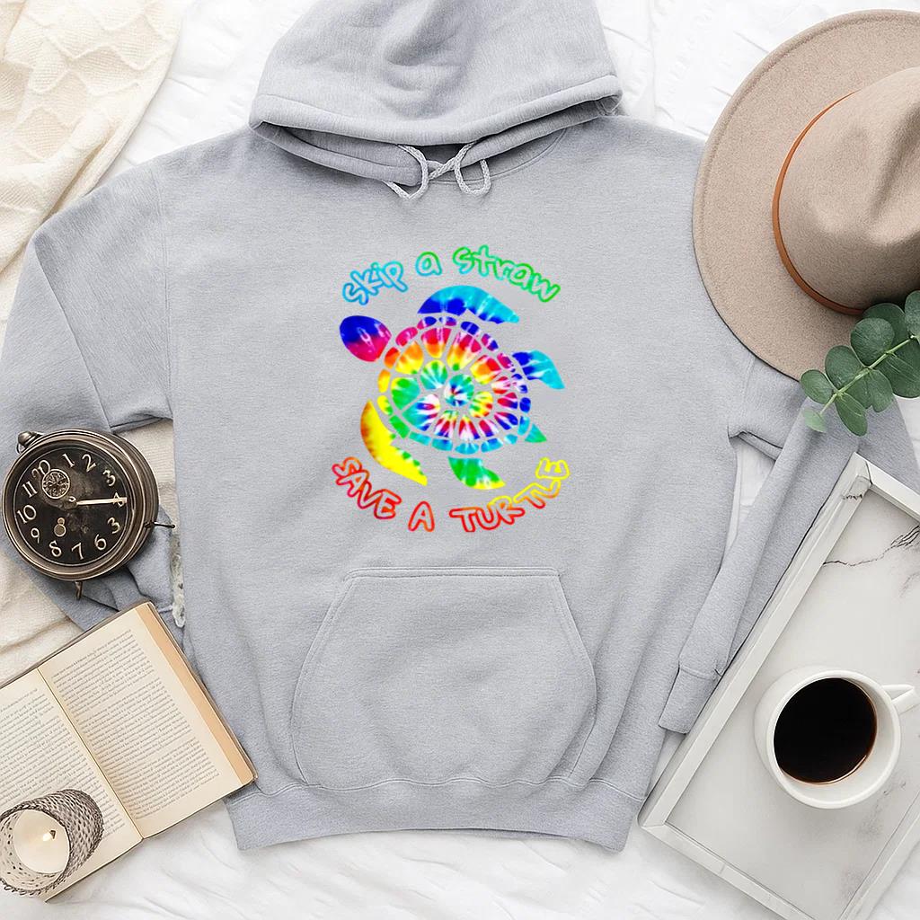 Skip A Straw Save A Turtle T Save The Turtles Vacation Hoodie